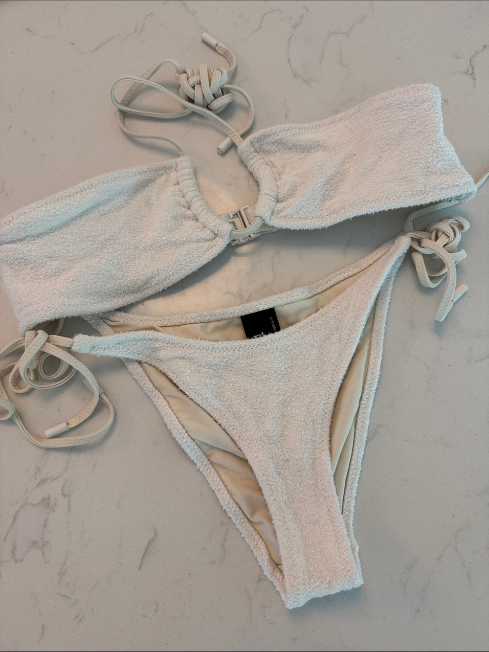 TRIANGL Cream Bikini, XS